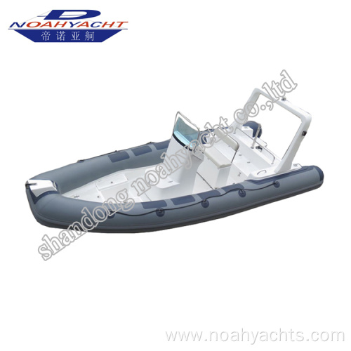 CE Certified Rib Boats Luxury Fiberglass Hypalon 620cm